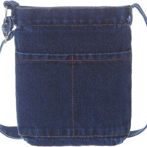 Small Denim Purse Blue Jean Purse Shoulder Bag Denim Crossbody Bags for Women